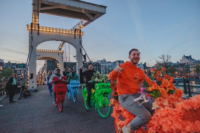 Explore Amsterdam canals on iconic Flower Bikes - Riding your expectations: traffic, bridges, and narrow streets