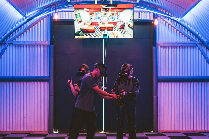 Free Roam VR in Amsterdam – Immerse Yourself in a Virtual World! - Free Roam VR at UP Events: the 360° setup that keeps you moving