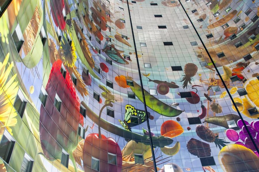 From Amsterdam: Guided Trip to Rotterdam, Delft & The Hague - Rotterdam’s modern architecture: Markthal and cube houses without the stress