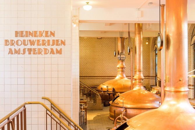 Heineken Experience Amsterdam and Canal Cruise with Snackbox - A Two-for-One Day Plan: Heineken Experience + Blue Boat Canal Cruise