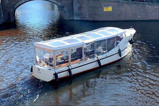 Luxury Amsterdam Canal Cruise – Unlimited Cocktails Included (1H) - Old harbour views and NEMO from the water