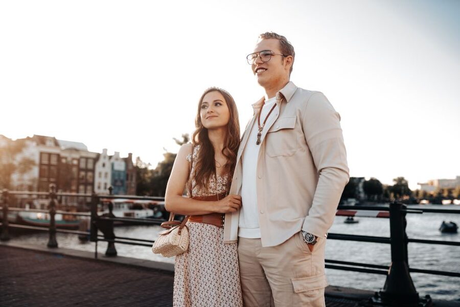 Premium Romantic Photoshoot Experience for Couples - Why Amsterdam’s 9 Straatjes works so well for couples photos