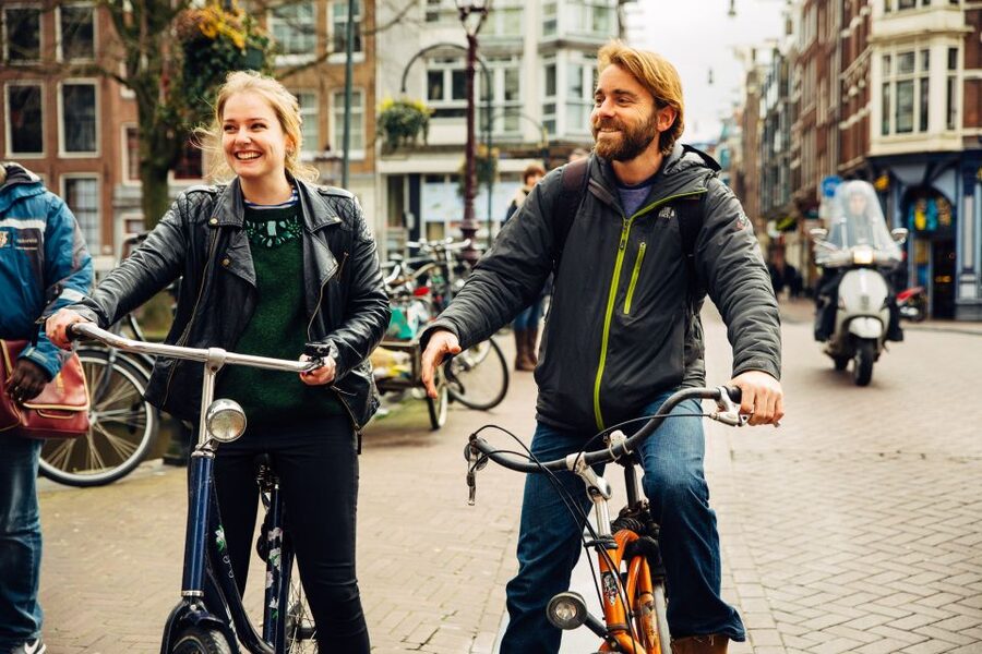 Private Amsterdam Bike Tour with a Local - Homomonument: passing respectfully, learning what it means