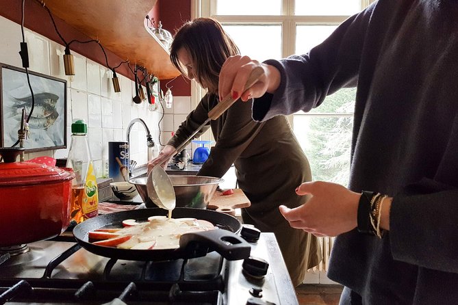 Private Dutch Pancake Cooking Class in an Amsterdam Canal Home - Lunch at the kitchen table: wine, Dutch treats, and what you’ll actually eat