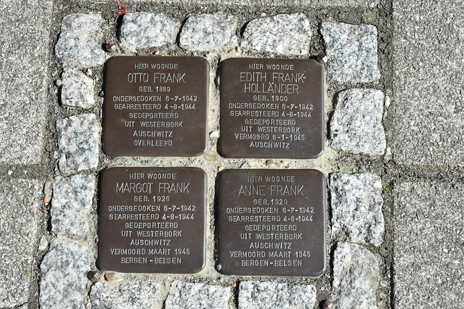 Private Tour: Anne Frank Walking Tour of Amsterdam - The route: Anne’s school, an excerpt on the walls, and the diary bookstore