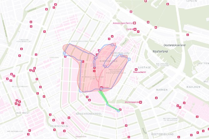 Self Guided City Tour in Amsterdam - Amsterdam Tulip - Step-by-step route guide: Rembrandtplein to the canal-boat finish