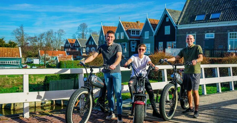 Volendam: E-Fatbike Rental - Working windmills, cheese farms, and the countryside details you won’t get from a bus