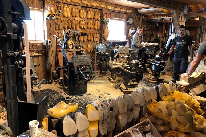 Windmill village Zaanse Schans from Amsterdam Central Station - Kicking it up a notch: clogs at Kraaienest 4 (with a hands-on demo)