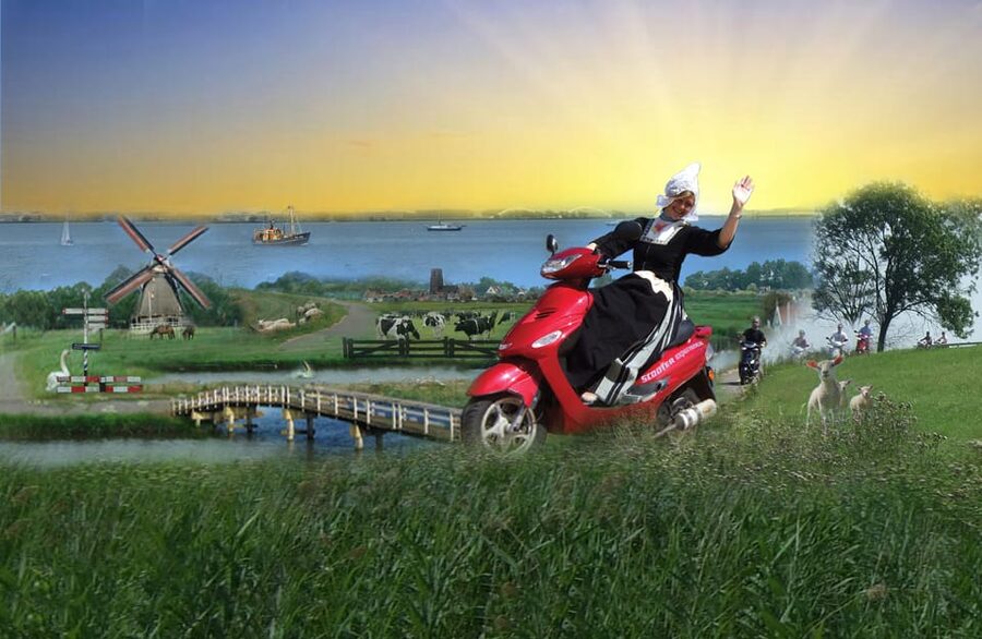 Zaanse Schans: Windmills, Clogs & Cheese by Electric Scooter - The Ride Setup: Coffee, Training, and a Test Run